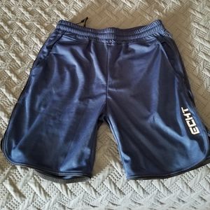 Navy gym shorts